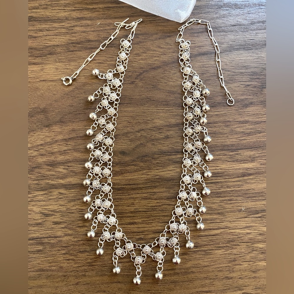 Vintage 925 sterling silver necklace